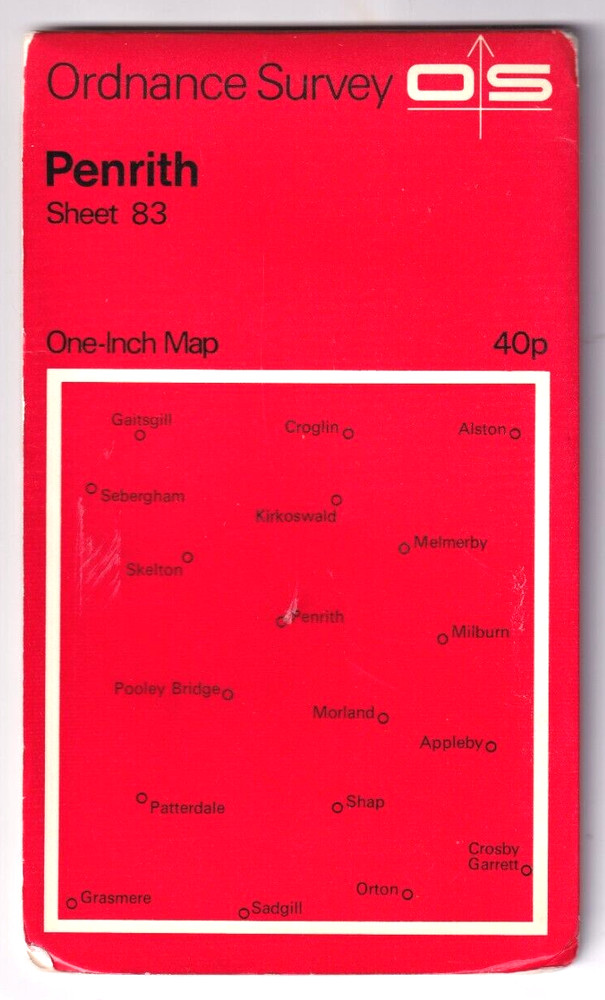 PENRITH – Ordnance Survey One Inch Map