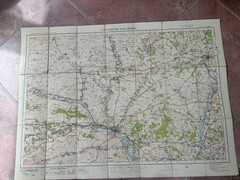 SALISBURY & BULFORD NORTH WILTSHIRE ORDNANCE SURVEY MAP 1931