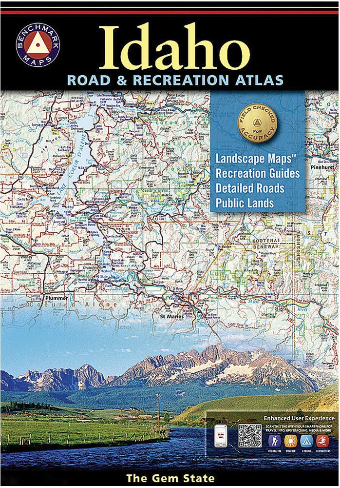 Idaho Road and Recreation Atlas: Comprehensive Benchmark Atlases and Maps for
