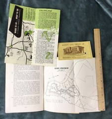 Vintage Lot Of 8 Indiana Ohio Illinois Lincoln Ephemera Travel Brochures Books