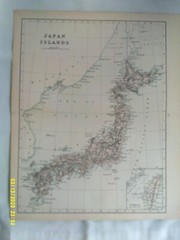 Antique Map. JAPAN ISLANDS. c1900. VG.