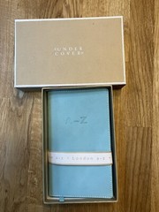 Luxury Boxed Leather London A-Z Petrol Blue – Christmas Gift