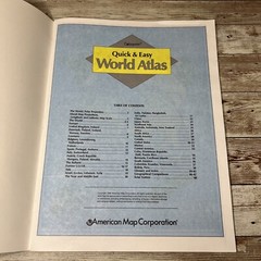 Colorpint Quick & Easy World Atlas – Homeschool – Geography – Globe Paperback