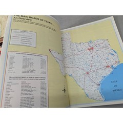 The Roads of Texas Revised Edition 1999 Shearer Publishing Road Atlas Map Book