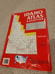 Idaho Atlas & Gazetteer 1992 Topo Maps Of State First Edition, Second Printing