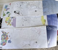 Classical Conversations Trivium Tables Geography Maps Africa Europe World US