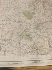 Ordnance Survey Landranger 191 Okehampton & North Dartmoor Map 1996 OS 1:50,000