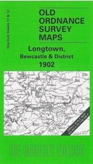 MAP OF Longtown, Bewcastle & District 1902 One Inch Sheet 11 by John Griffiths