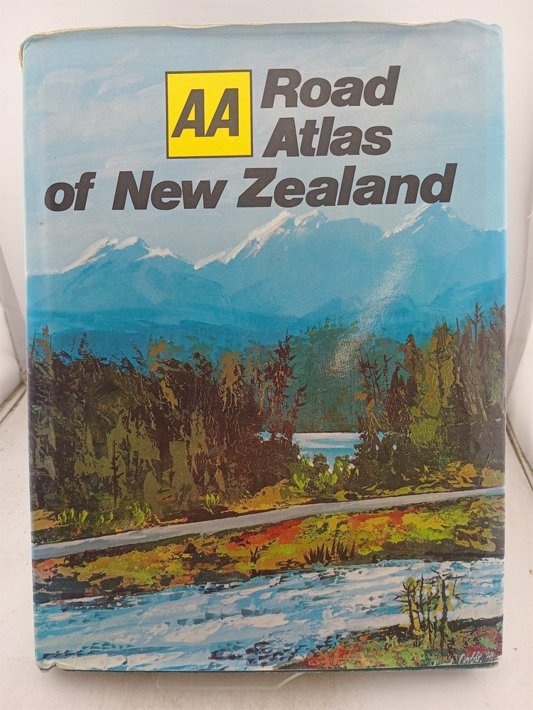 AA Road Atlas of New Zealand (1974) by Automobile Association