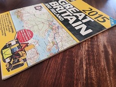 AA GREAT BRITAIN AND IRELAND ROAD MAP ATLAS 2015 Map