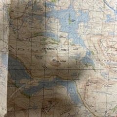 LOCH INVER & LOCH ASSYNT Sheet 13 1959 CLOTH Seventh Series Ordnance Survey 1 In