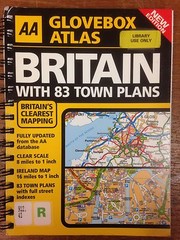 Britain: AA Glovebox Atlas Map