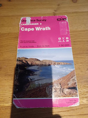 OS, Ordnance Survey Landranger map No 9, Cape Wrath