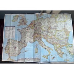 National Geographic Europe Adventure Map & Lonely Planet Europe Planning Map Set
