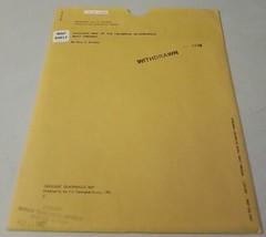 Original USGS Geologic Map of the Crumpler Quadrangle, West Virginia w/Sleeve