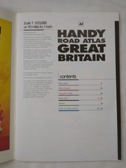 Vintage AA Handy Road Atlas Great Britain Quick Reference Atlas 1996