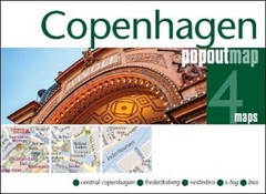 Copenhagen PopOut Map – pocket size, pop up map of Copenhagen city centre (Map)