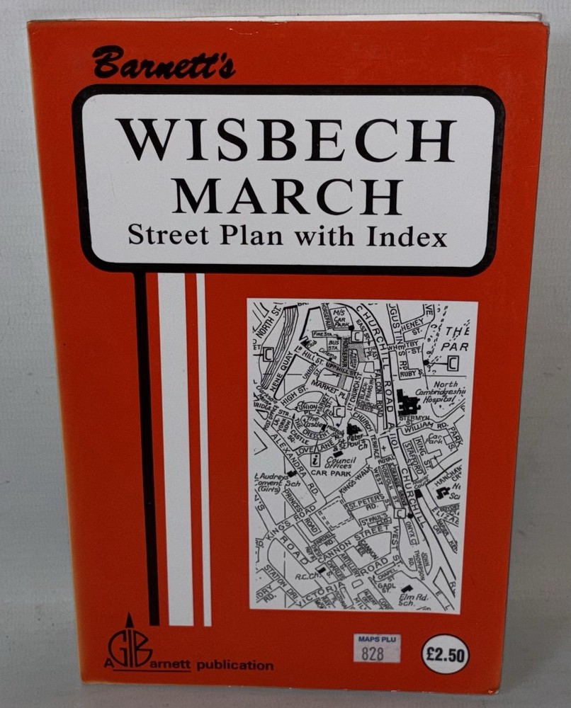 G.I. Barnett’s Street Plan with Index – Wisbech & March – c2000