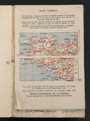 Brittany, Shell vintage tourist map in French