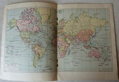 Rare The True Adventure World Atlas Presented With No.1 of “True Adventure” 1933