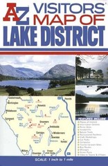 A-Z Lake District Visitors Map Sheet map, folded Book The Fast Free Shipping