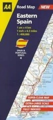 Eastern Spain (AA Road Map Spain & Portugal S.) by Portugal Sheet map, folded