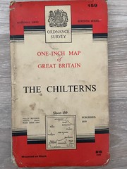 Vintage OS Maps `Wensleydale Chilterns Chichester Huddersfield 50/60s Job Lot