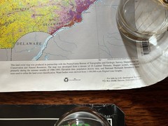 2 Posters Geology Geography PA DCNR USGS Maps Digital Elevation Land Cover 1999