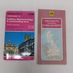 Bundle X20 Road/Leisure/Street Maps & Guides, Staffordshire/Shropshire, O/S etc