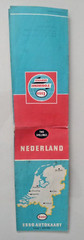 Vintage Esso Touring Map Nederland Netherlands 1963 1:400000