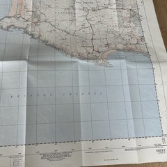 RHOSSILI Port-Eynon – ORDNANCE SURVEY First Series 1:25,000 1948 SS48