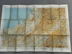 Job lot of 14 vintage maps, including Bartholomew’s Half Inch Cloth Maps