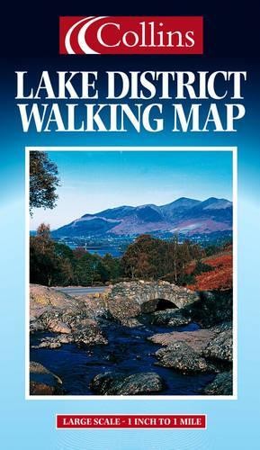 Lake District (Walking Map) by Gregor, Juliet Sheet map, folded Book The Fast