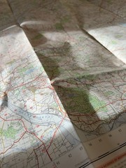 Vintage MOD Ministry of Defence Ordnance Survey Map 55 Perth Alloa 1969