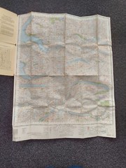 OS Ordnance Survey One Inch Cloth Map, 1961 Loch Arkaig Sheet 35