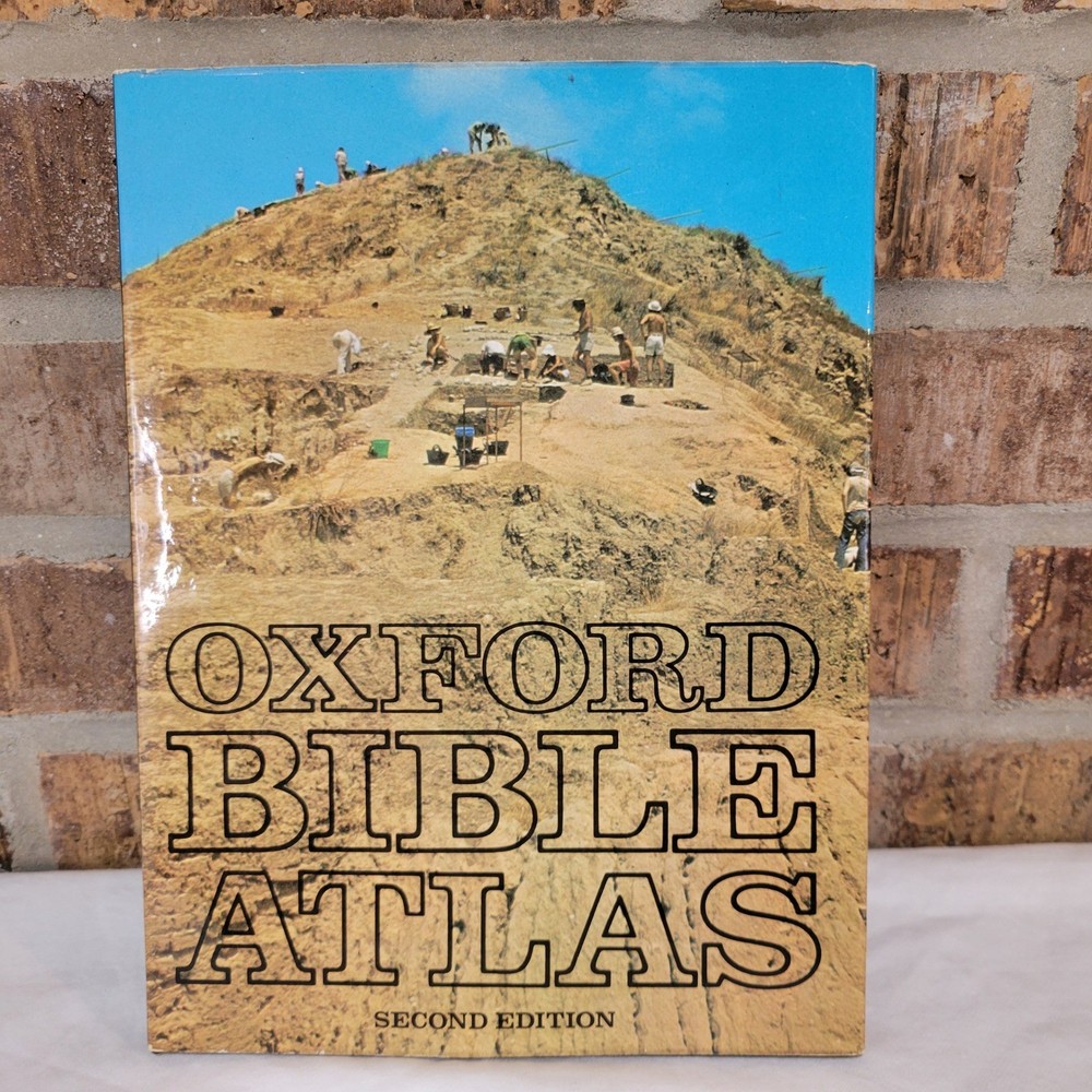 Oxford Bible Atlas Second Edition 1974 Herbert G May Hardcover Dust Jacket