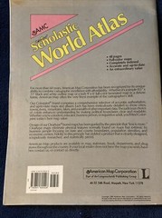 Scholastic World Atlas Paperback American Map Corporation 1994