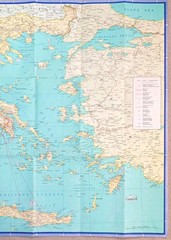Hellas – Greece Map • N & K Gouvoussis (1966).