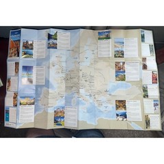 National Geographic Europe Adventure Map & Lonely Planet Europe Planning Map Set