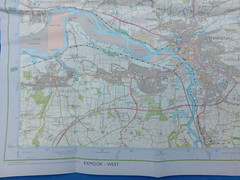 Exmoor Ordnance Survey Outdoor Leisure 9, 4cm- 1km 2.5in to 1 mile DOUBLE SIDED