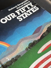 National Geographic Picture Atlas of Fifty States US 1978 Original Large Map