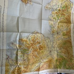 SOLWAY FIRTH 1966 Paper Ordnance Survey Quarter Inch Map Sheet 8 Isle of Man