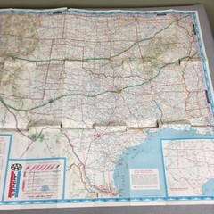 Vintage 1976 AAA Central States Travel Road Map