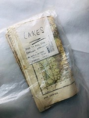Map The Lakes some damage Vintage ra