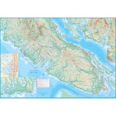 Canada 1:270,000 Waterproof ITMB Vancouver Island Travel Reference Map