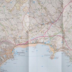 Ordnance Survey Explorer Map 102: Land’s End inc. Penzance and St Ives (2007).