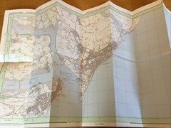 1991 Ordnance Survey Pathfinder Map 1054 TM 23/33 Felixstowe And Harwich