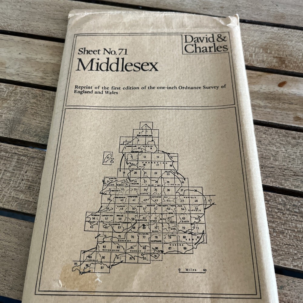 Sheet 71 Middlesex OS Map