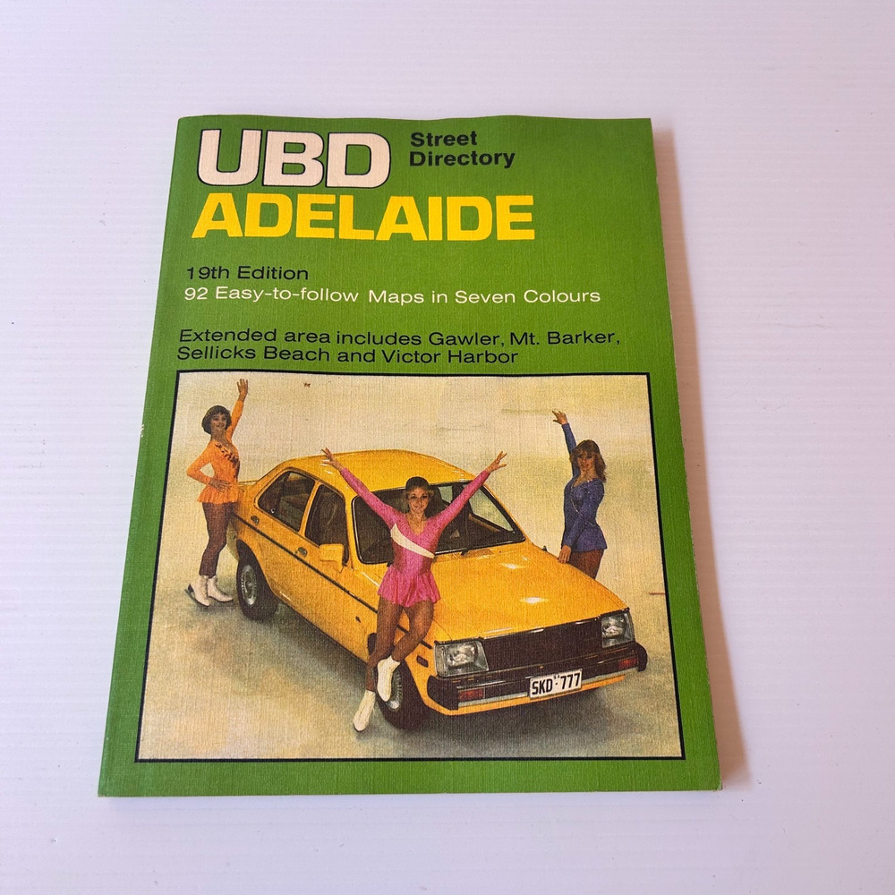 UBD Adelaide 19th Edition Vintage Street Directory South Australia 1982