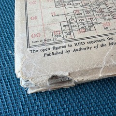 Vintage OS One Inch Map – Sheet 177 – Taunton & Lyme Regis – 1945